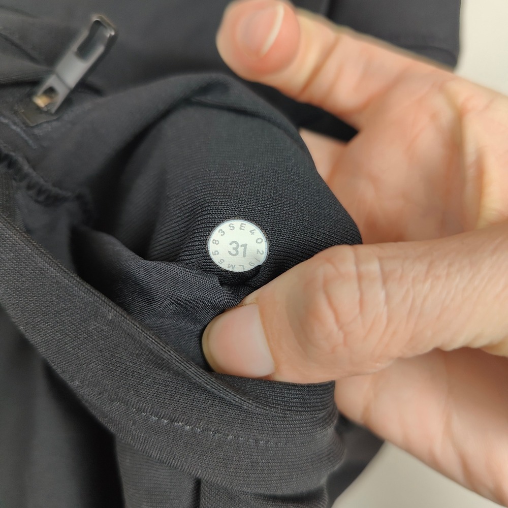 Lululemon ABC Pant Classic 32" Mens 31 Black Golf Athleisure Travel Warpstreme - Picture 8 of 9